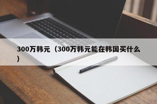 300万韩元（300万韩元能在韩国买什么）