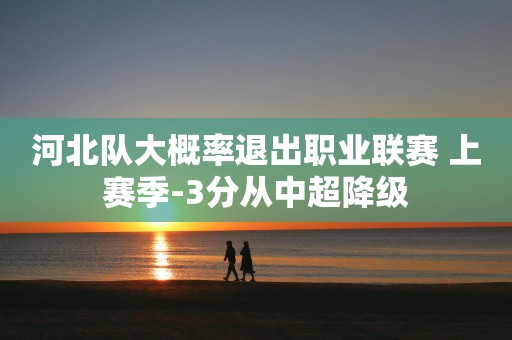 河北队大概率退出职业联赛 上赛季-3分从中超降级