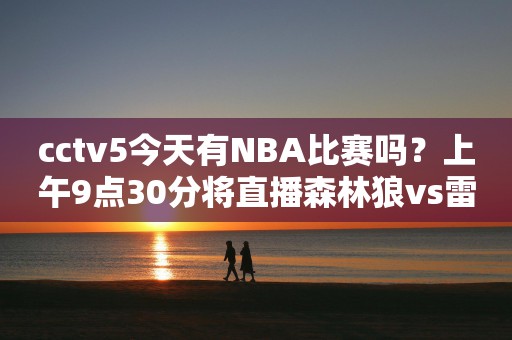 cctv5今天有NBA比赛吗？上午9点30分将直播森林狼vs雷霆季后赛附加赛