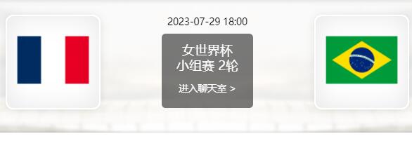 法国女足vs巴西女足赛事前瞻分析