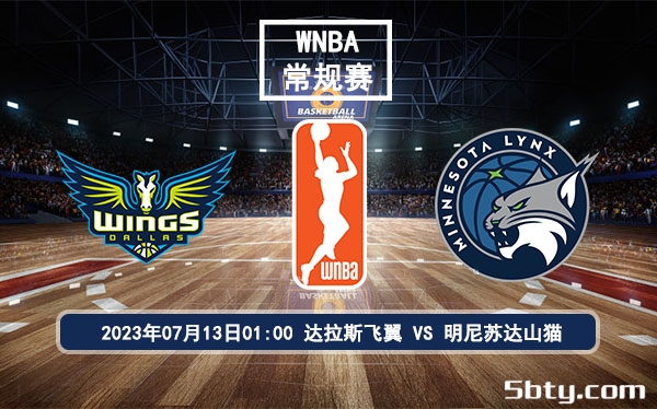 07月13日 WNBA常规赛 达拉斯飞翼vs明尼苏达山猫比赛前瞻分析