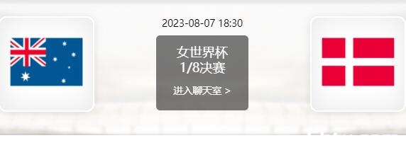 08月07日 女足世界杯1/8决赛 澳大利亚女足vs丹麦女足赛事前瞻分析