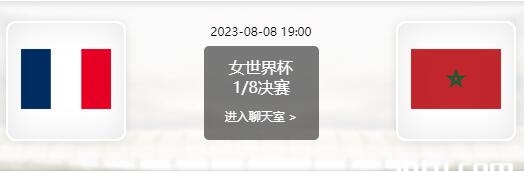 08月08日 女足世界杯1/8决赛 法国女足vs摩洛哥女足赛事前瞻分析