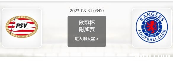 08月31日 欧冠附加赛次回合 埃因霍温vs格拉斯哥流浪者赛事前瞻分析