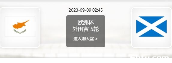 09月09日 欧洲杯预选赛 塞浦路斯vs苏格兰赛事前瞻分析