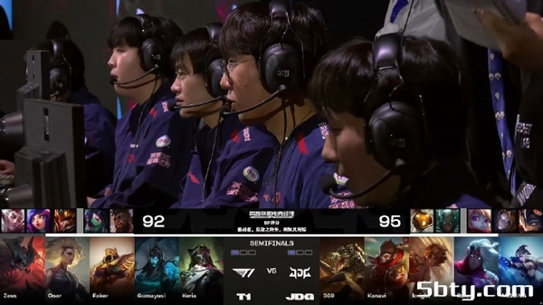 LPL-S13半决赛：T1 3-1战胜JDG晋级决赛！Faker沙皇勇猛开团输出拉满