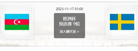 11月17日 欧洲杯预选赛 阿塞拜疆vs瑞典赛事前瞻分析