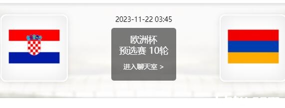 11月22日 欧洲杯预选赛 克罗地亚vs亚美尼亚赛事前瞻分析