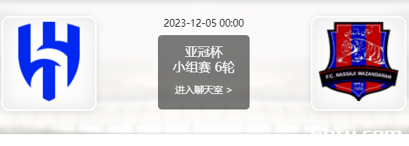 12月05日 亚冠小组赛 利雅得新月vs马赞德兰纺织赛事前瞻分析