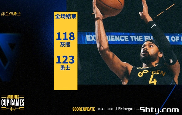 NBA常规赛：勇士123-118战胜灰熊，库里18+8+5，杰克逊空砍32分